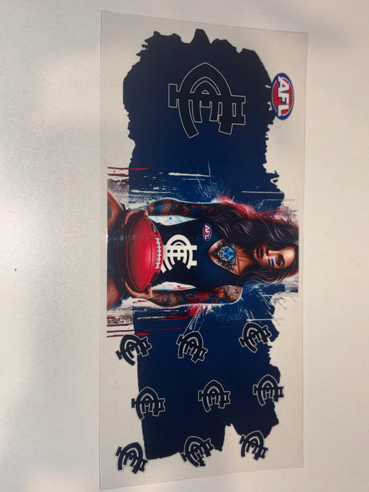 AFL with girl mascot
