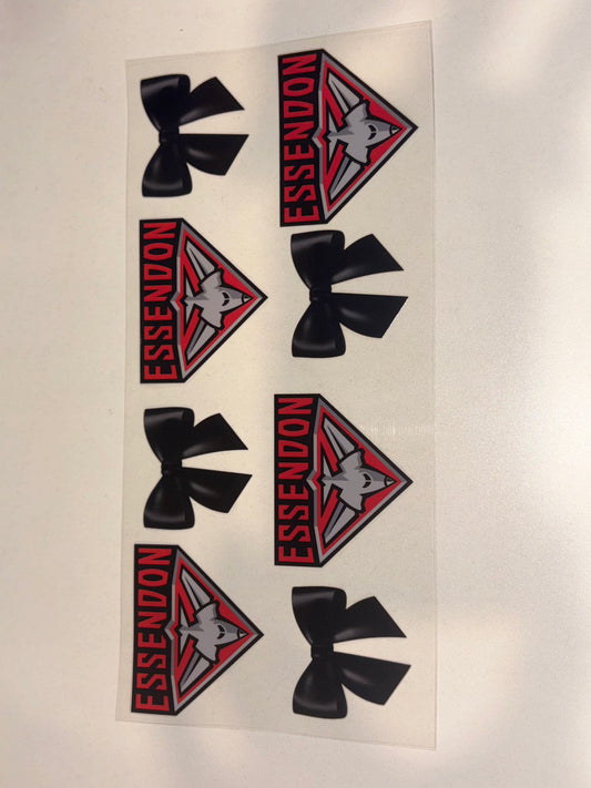 AFL logos and bows